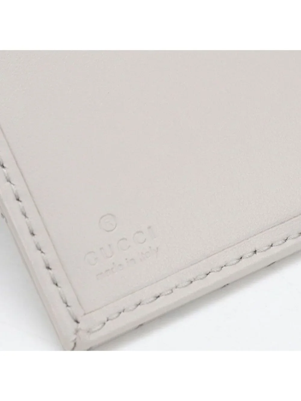 Gucci Card Case Wallet Double Bifold Leather - Picture 6 of 8